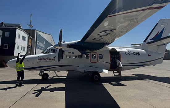 Aerocardal's second LET L-410 NG. Aerocardal's second LET L-410 NG.